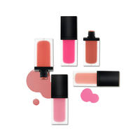Cosmetic organic 5 colors face liquid blush private label