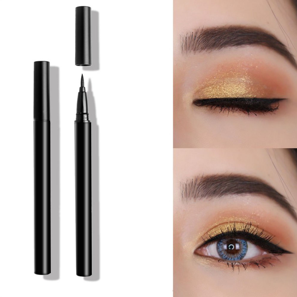 2 in 1 Eyebrow Best Waterproof 4 Colors Liquid Eyeliner