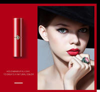 Beauty secret 5 colors liquid lip custom private label organic moisturizing lipstick